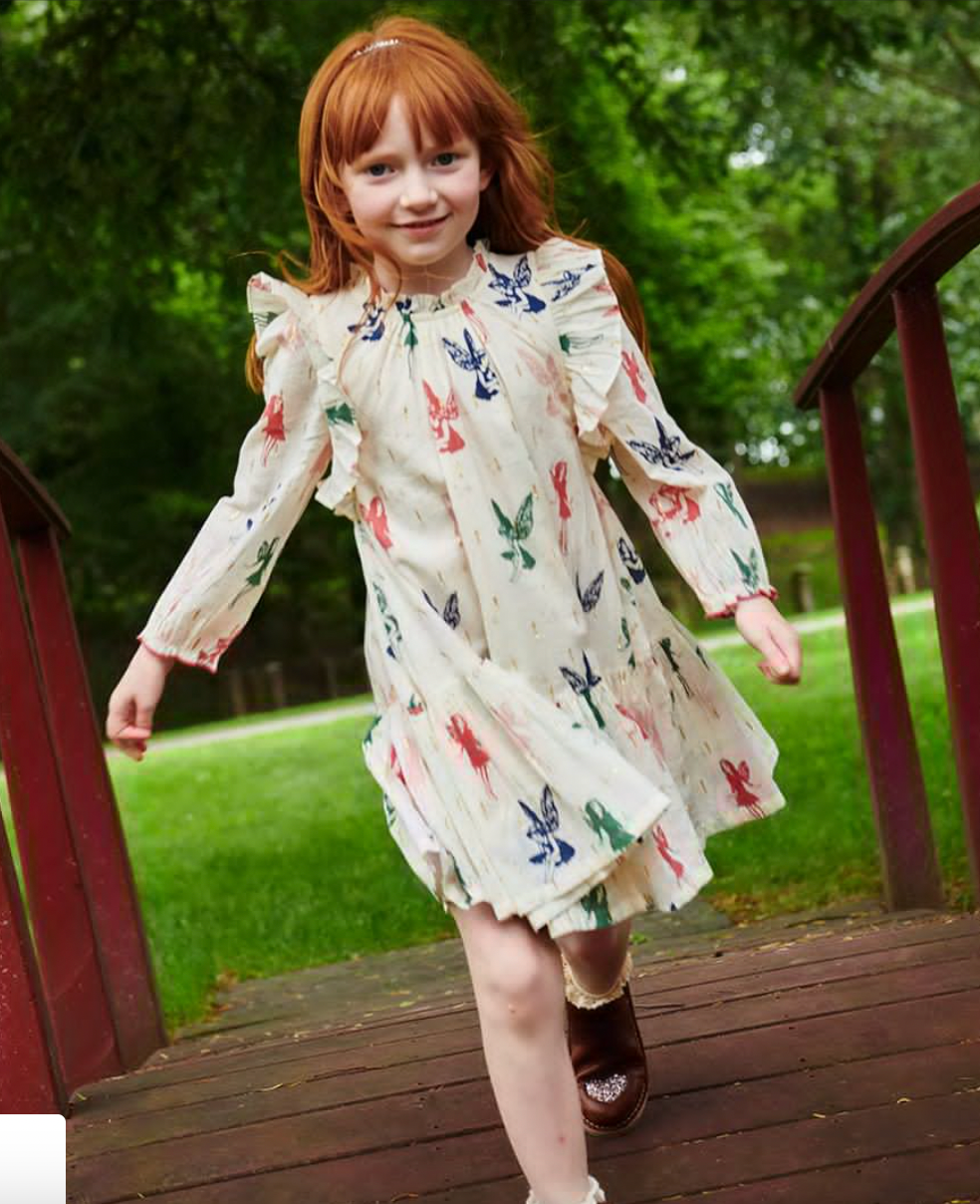 Girls Harper Dress- Woodland Fairies