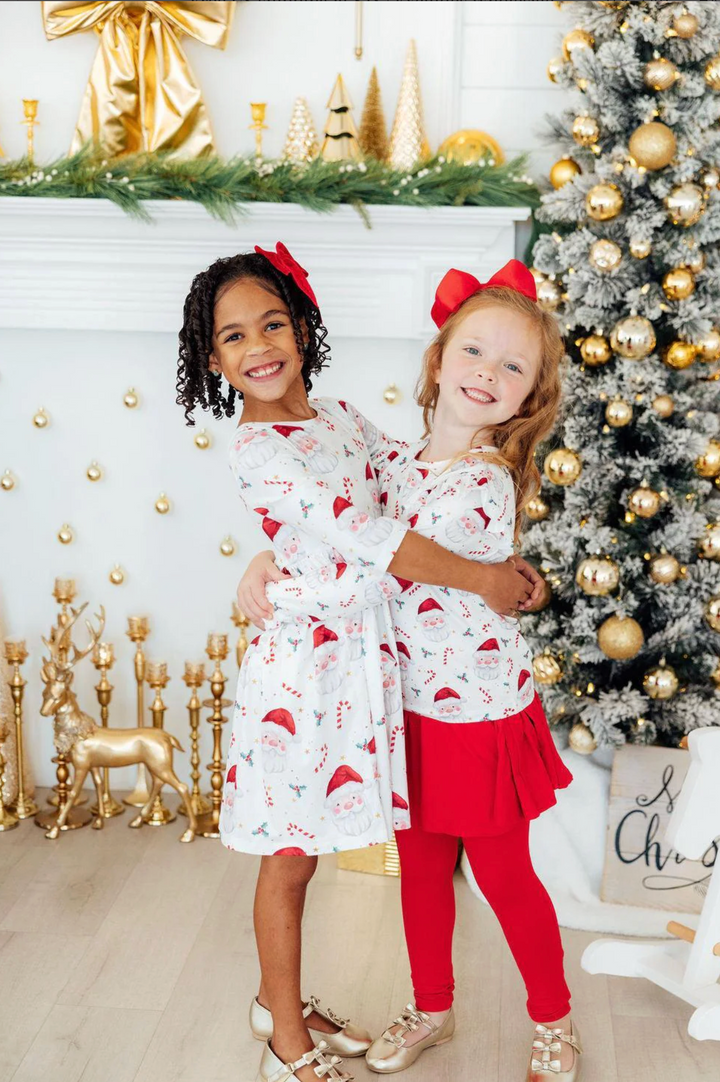 Mistletoe Magic L/S Ruffle Tee