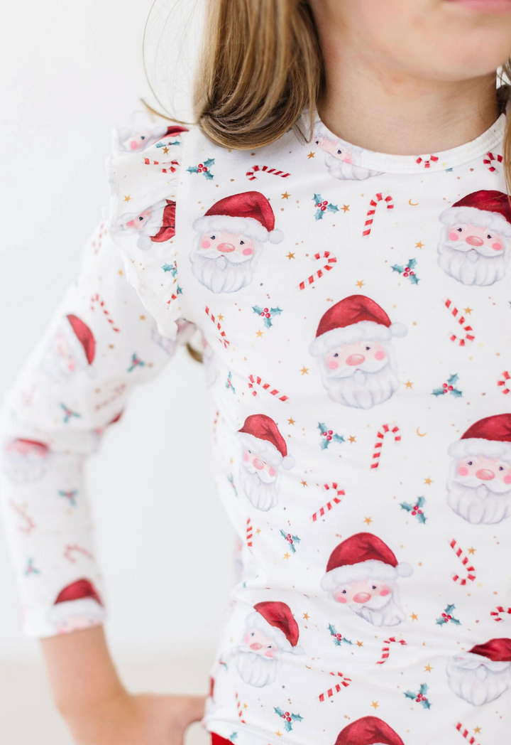 Mistletoe Magic L/S Ruffle Tee