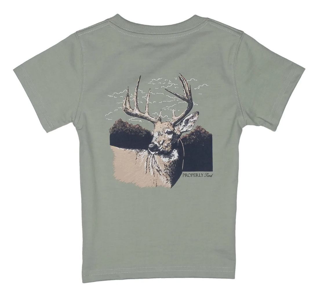 Boys Buck SS Sage
