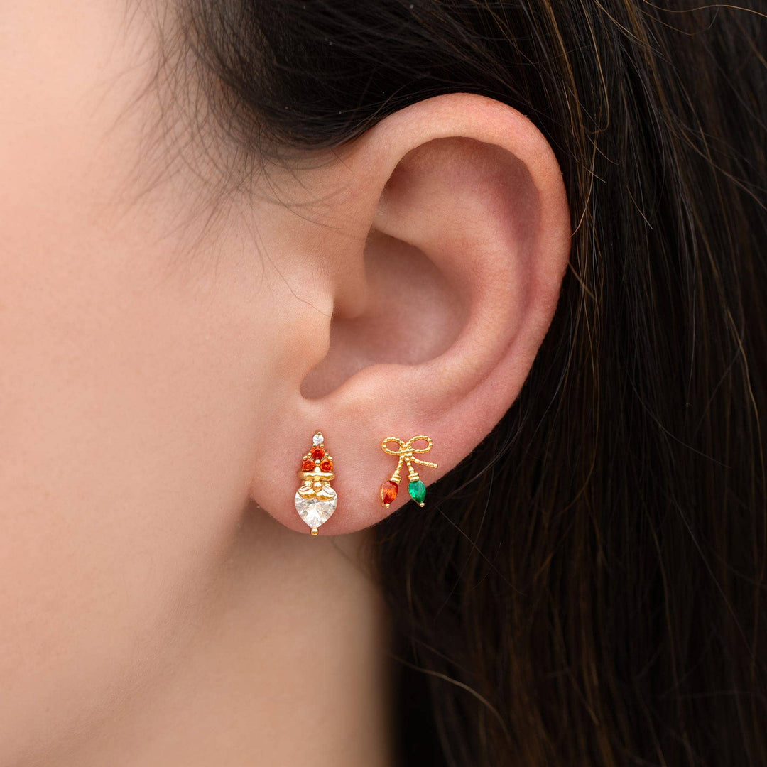 Santa’s Faves Stud Set: Gold