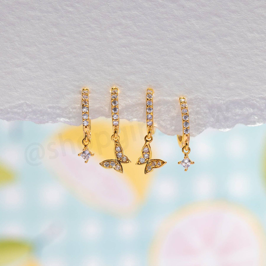 Fly With Me Hoops: Gold