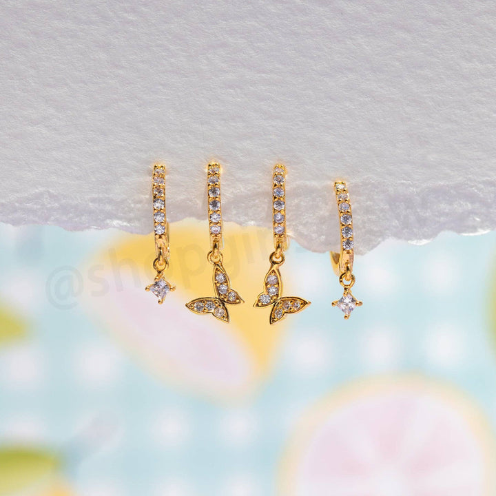 Fly With Me Hoops: Gold
