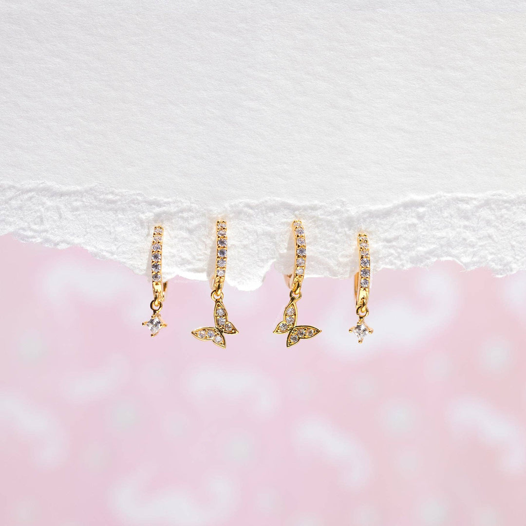 Fly With Me Hoops: Gold