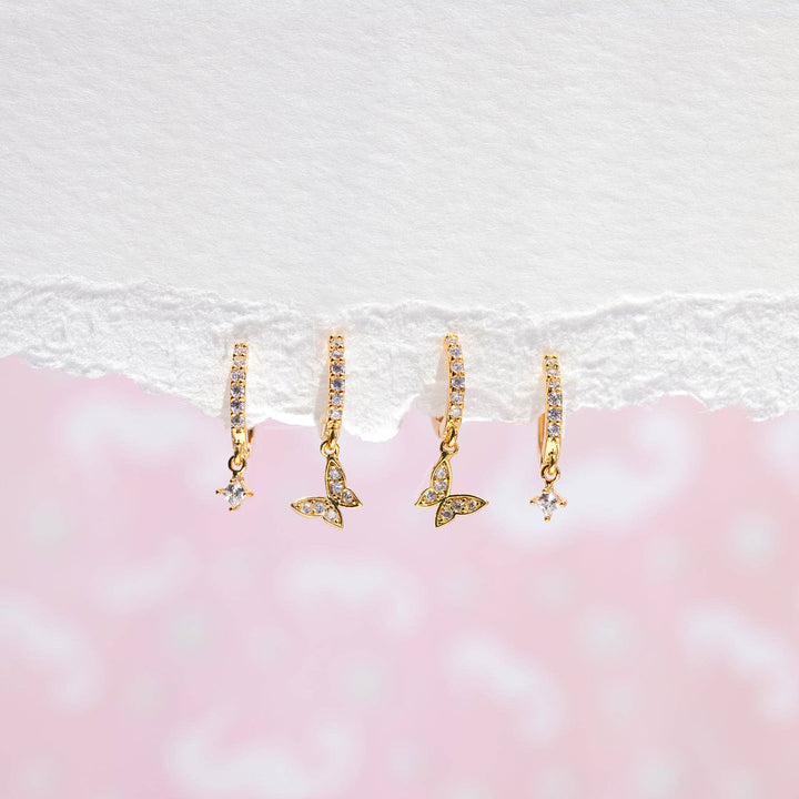 Fly With Me Hoops: Gold