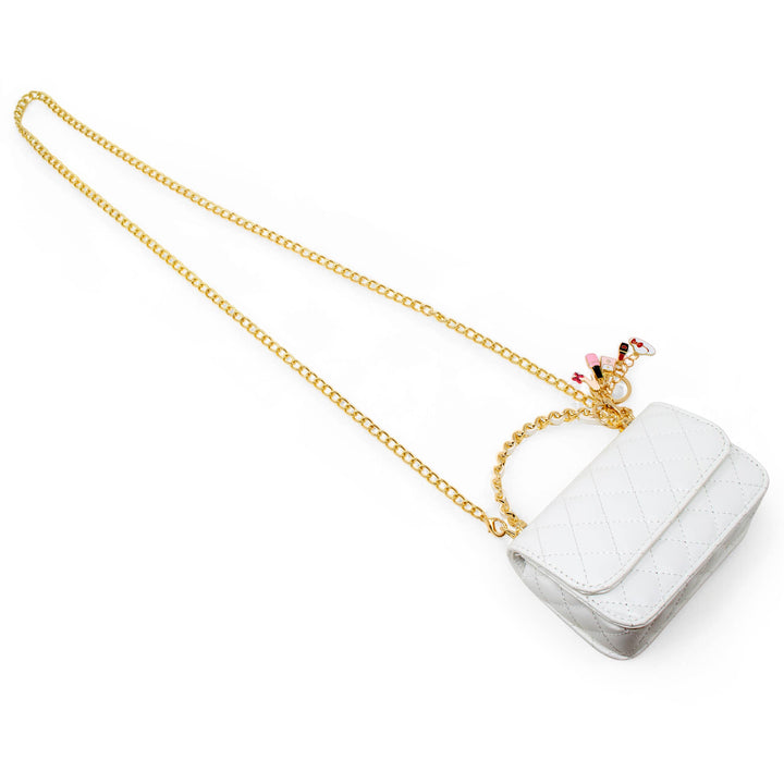 Link Chain Top Handle Handbag