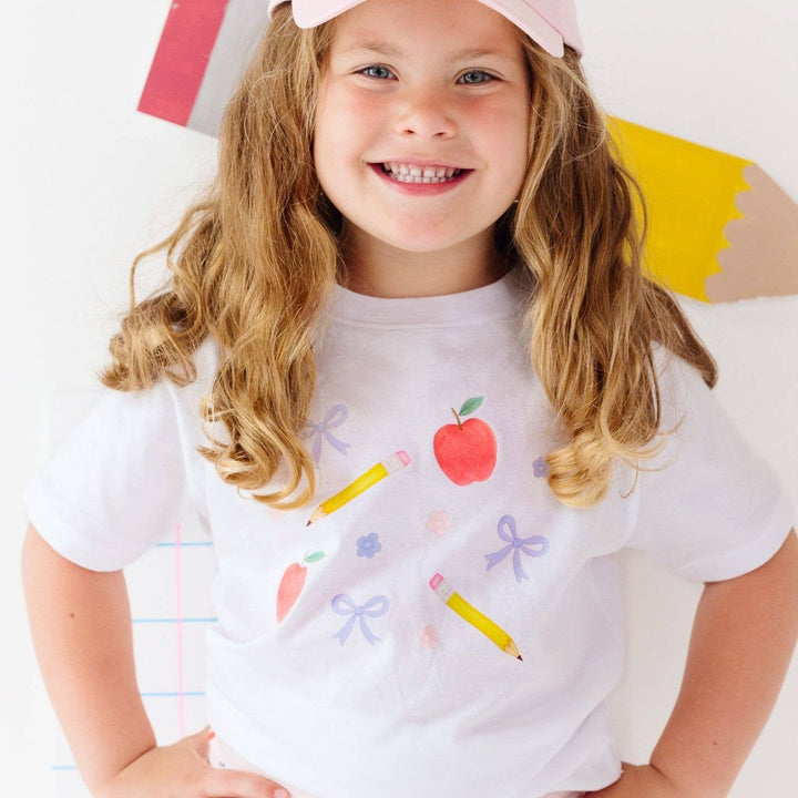 Ditsy Floral Back To School Short Sleeve T-Shirt - Kids