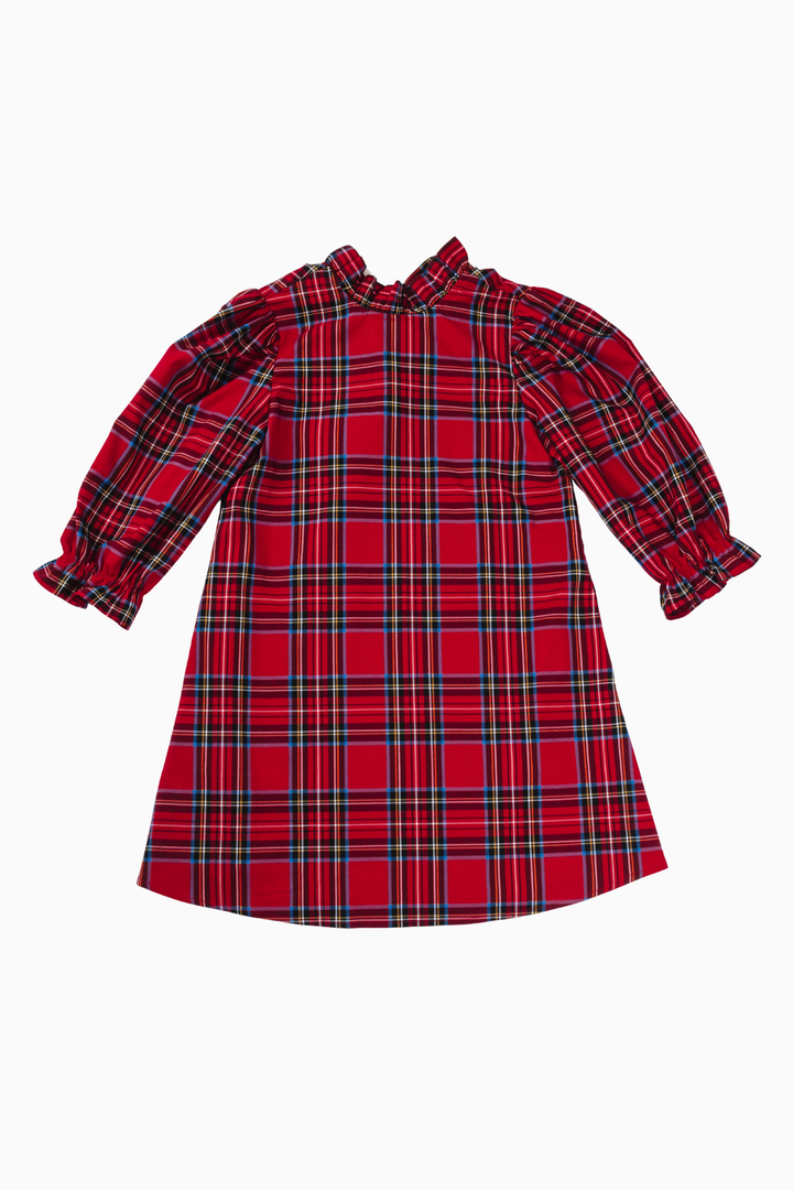 Hollin Long Sleeve Bow Tween Dress