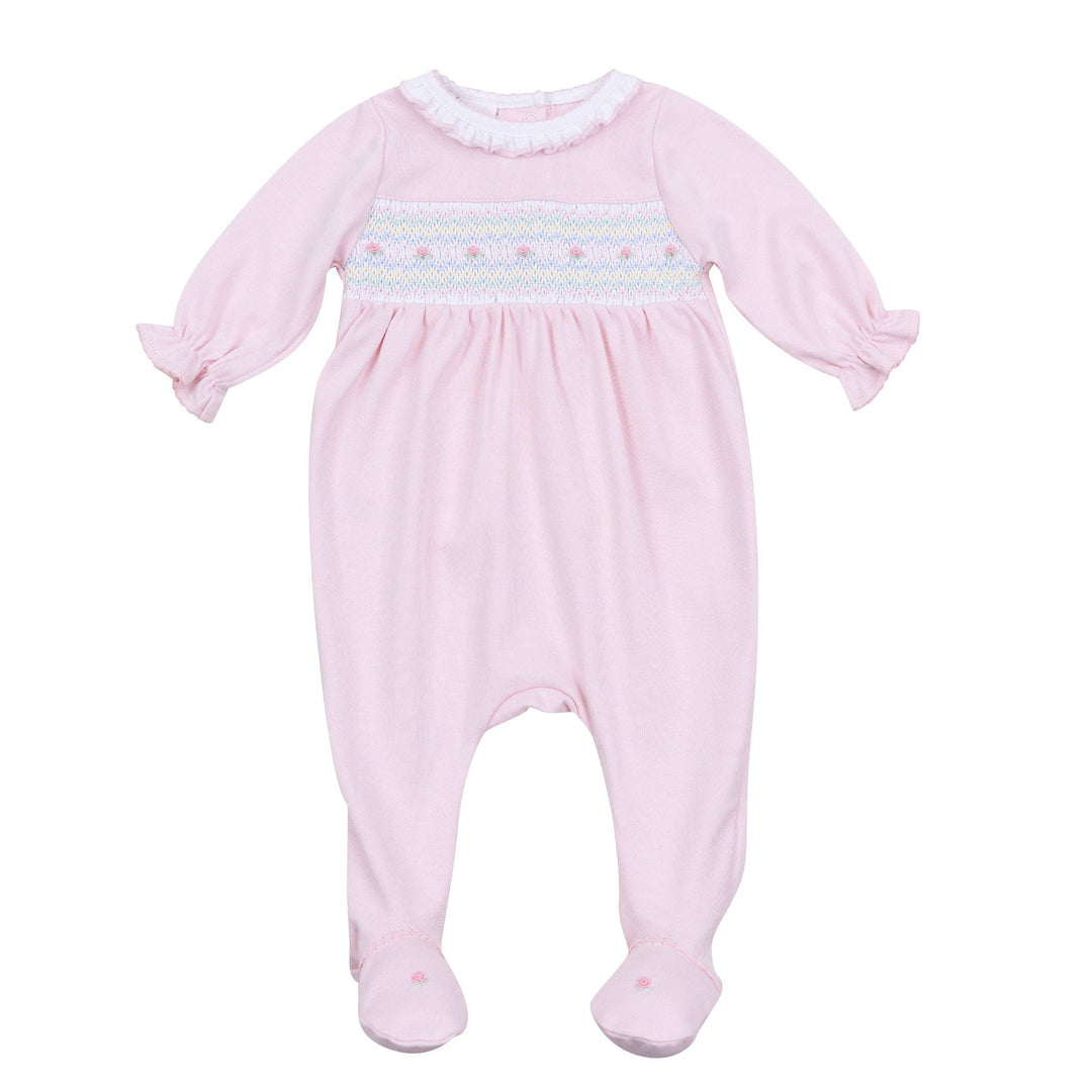 Junie's Classics Smocked Ruffle Footie
