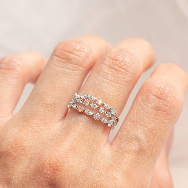 Pastel Rosie Ring: Gold / 6
