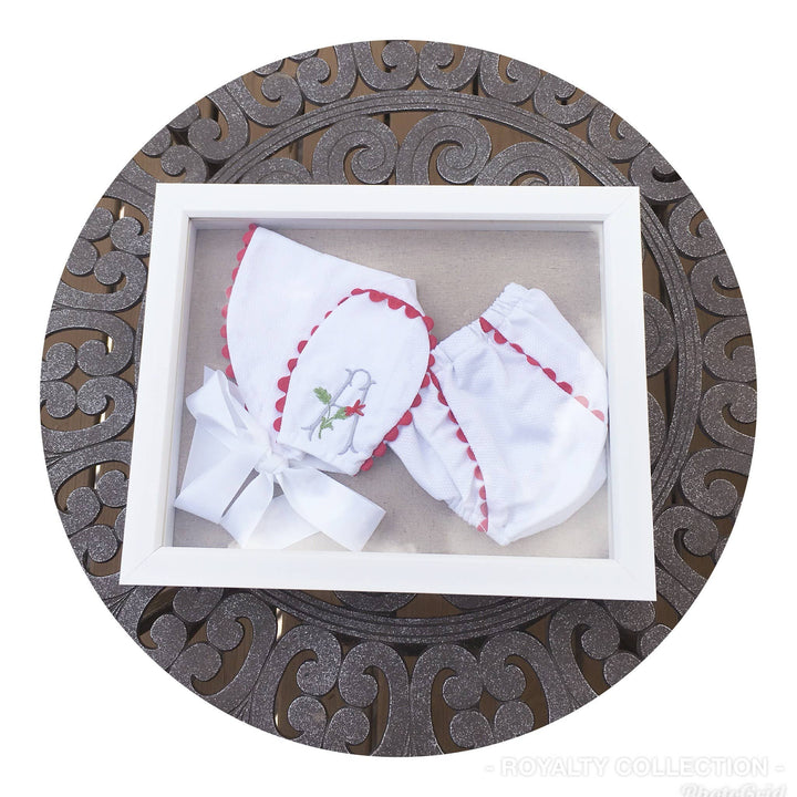 White Cotton Pique Diaper Cover