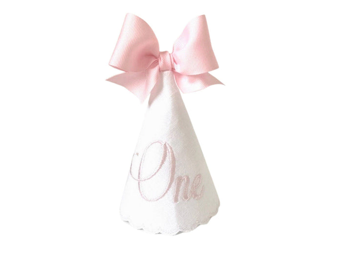Blush One Keepsake Birthday Party Hat