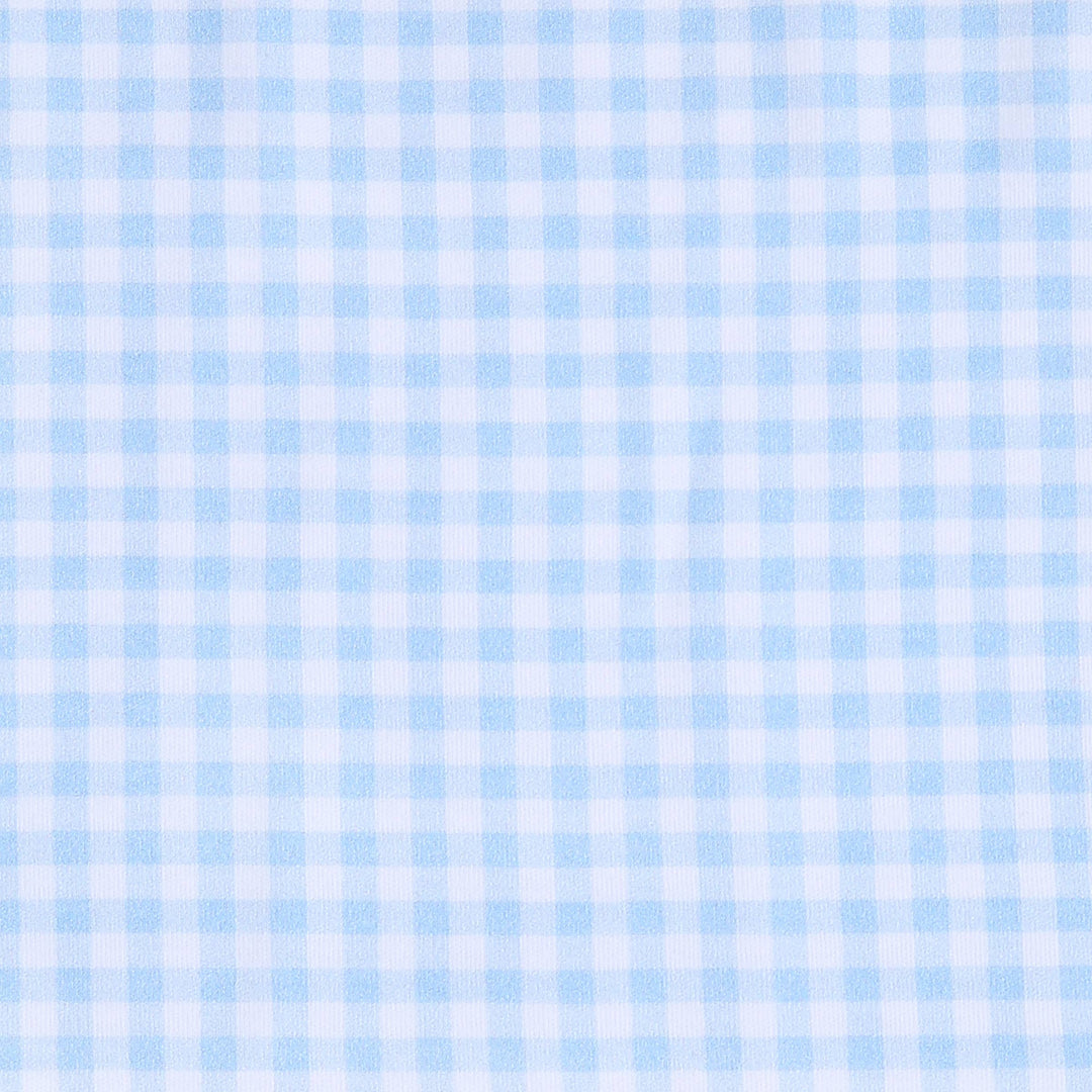 Blue Gingham Converter Gown
