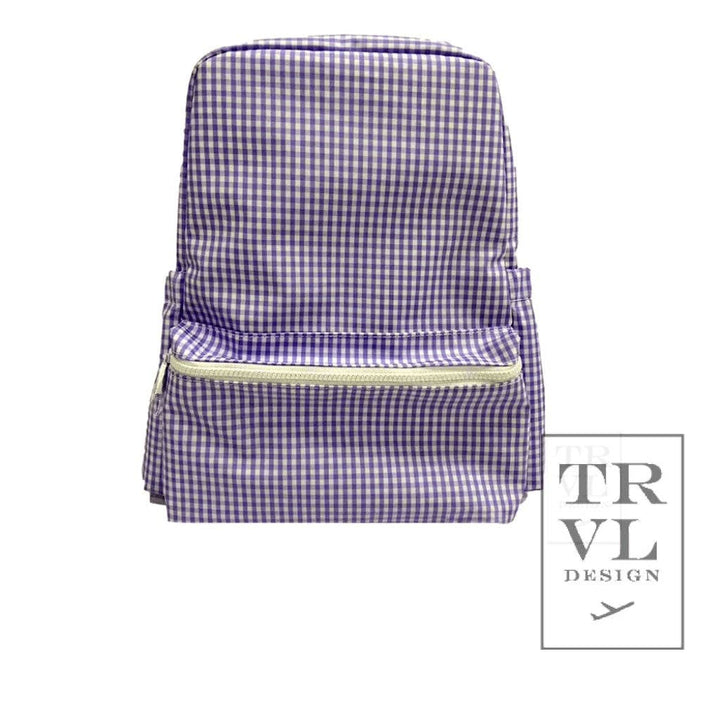 Backpack Gingham Lilac
