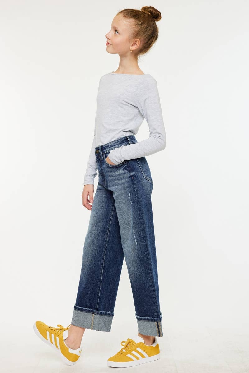 Dark Wash Cuffed
