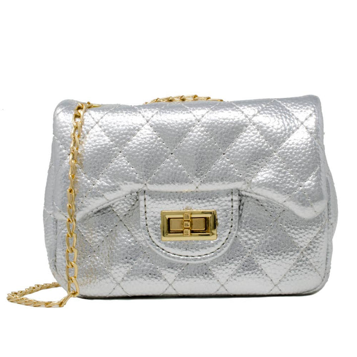 Metallic Mini Purse: Red