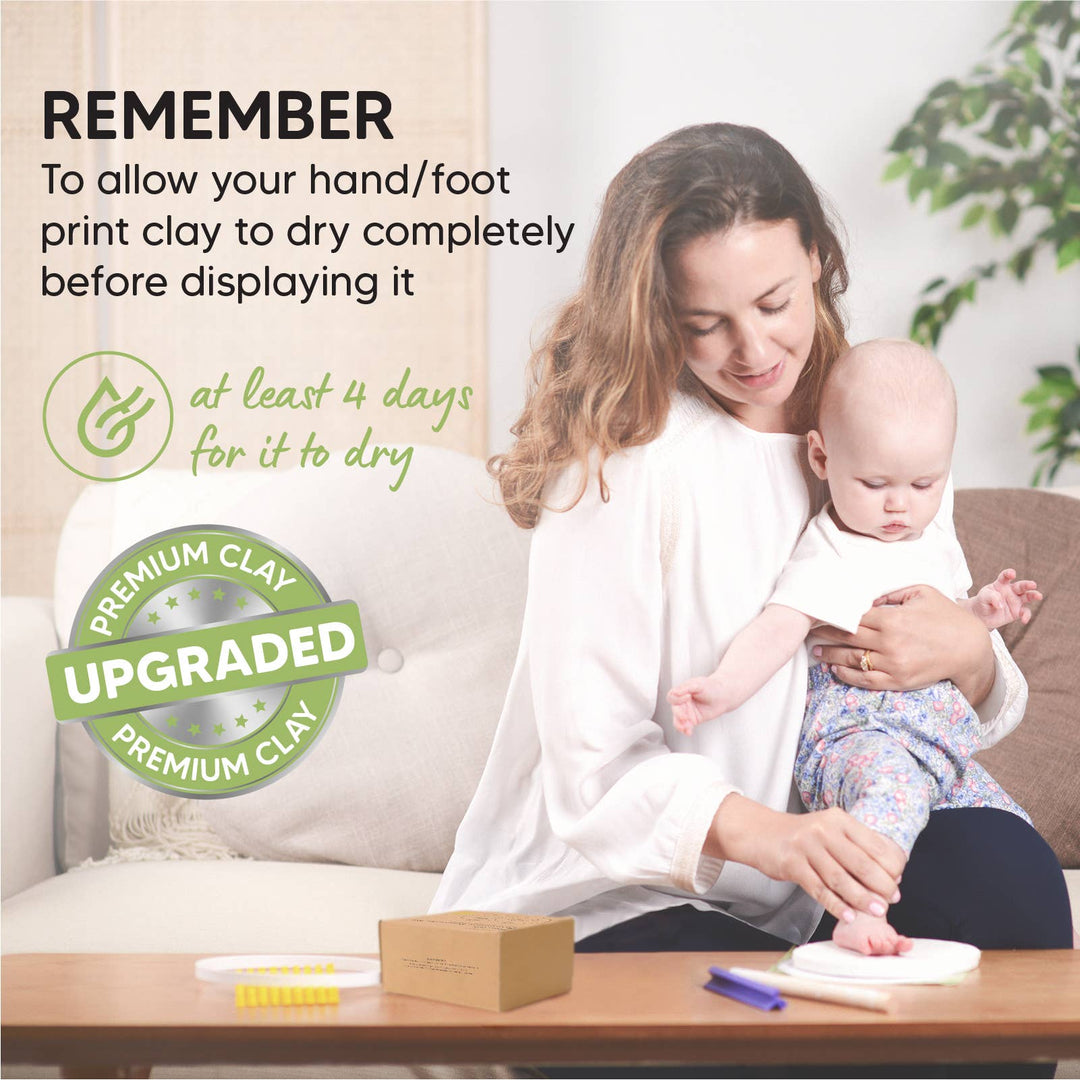 KeaBabies ADORE Baby Handprint Keepsake Ornament (Glaze)