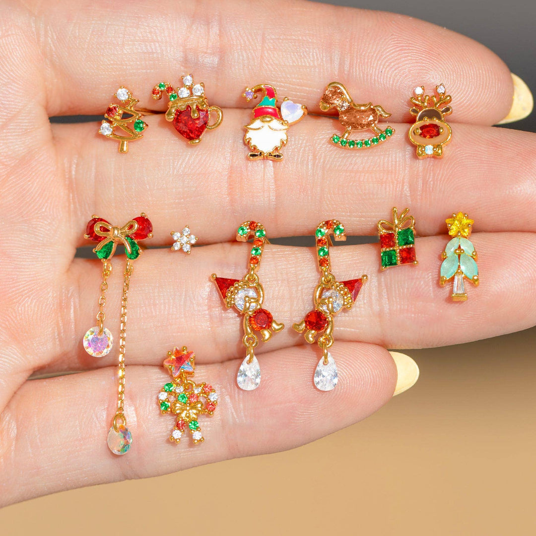 North Pole Stud Set: Gold