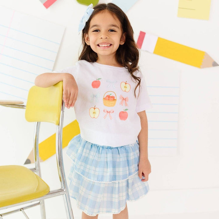 Apple Picking Cutie Short Sleeve T-Shirt - Kids Clothing