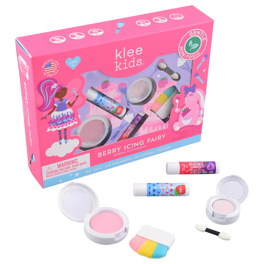 Berry Icing Fairy - Klee Kids Play Makeup 4-PC Kit: Berry Icing Fairy