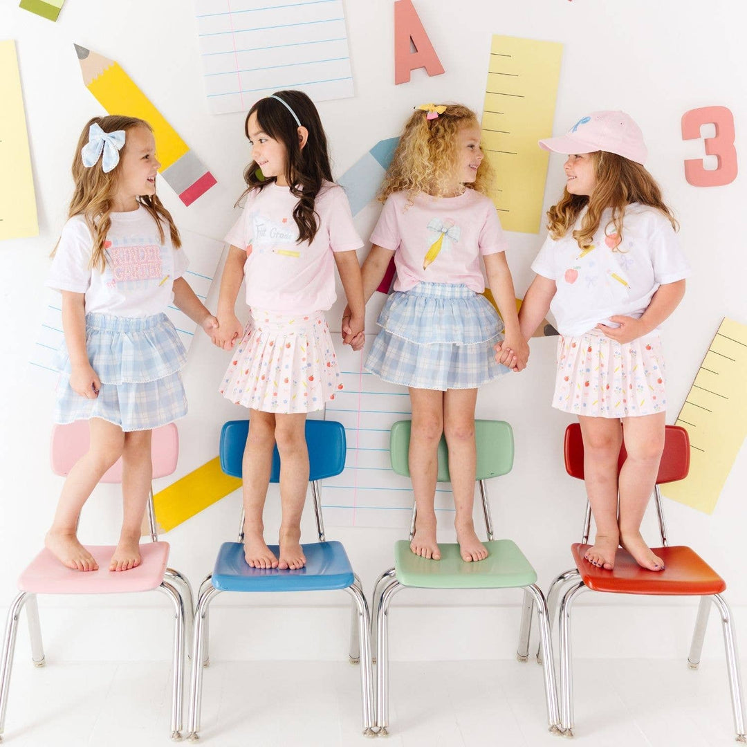 Ditsy Floral Back To School Short Sleeve T-Shirt - Kids