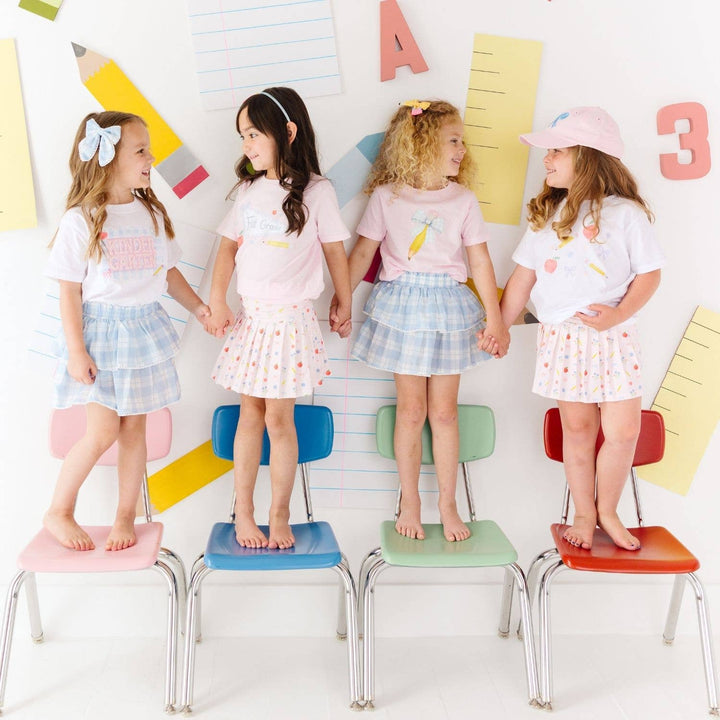Ditsy Floral Back To School Short Sleeve T-Shirt - Kids