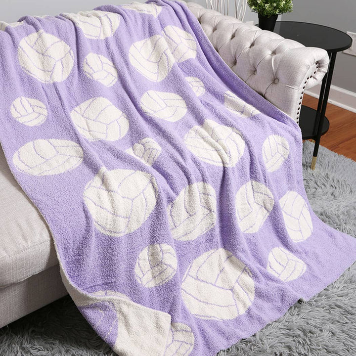 Volleyball Blanket- Lavender