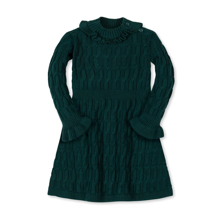 Organic Ruffle Edge Sweater Dress