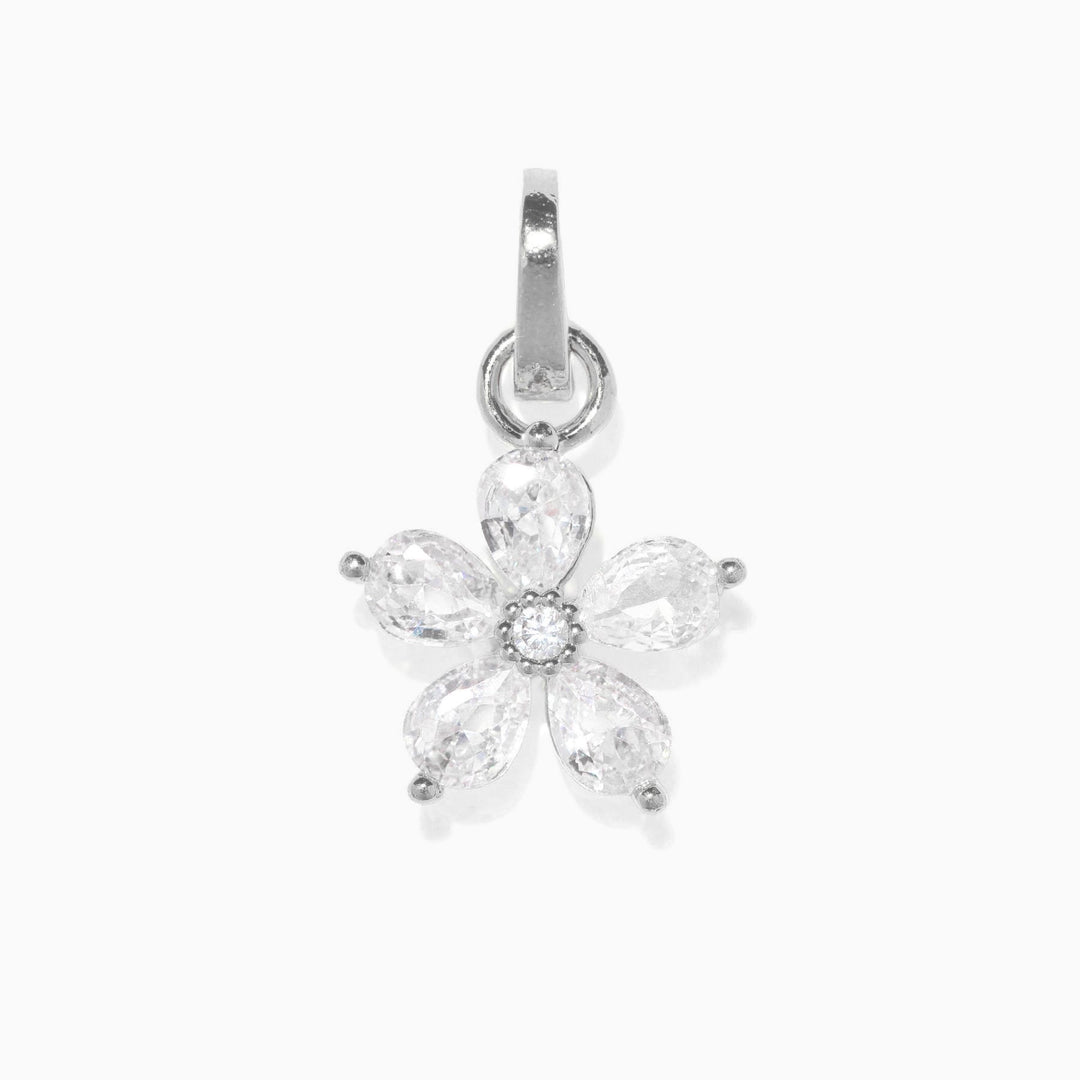 Little Gem Flower Charm: Gold