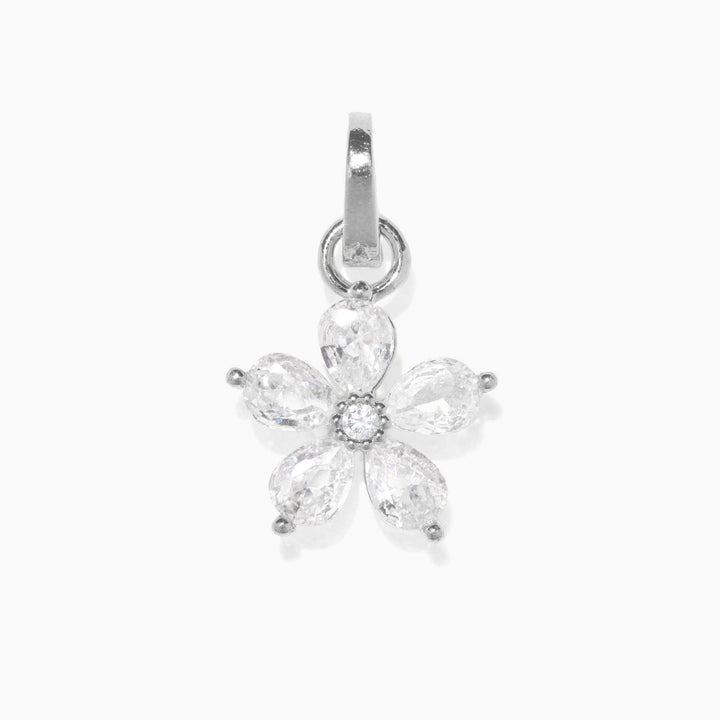 Little Gem Flower Charm: Gold