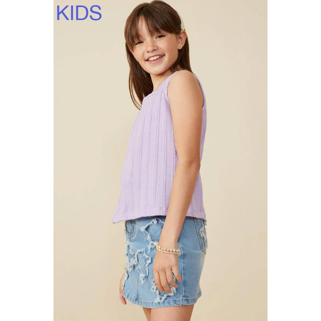 Lavender Knit Tank