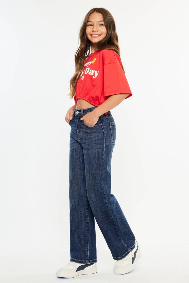 BLAIRE HIGH RISE WIDE LEG JEANS