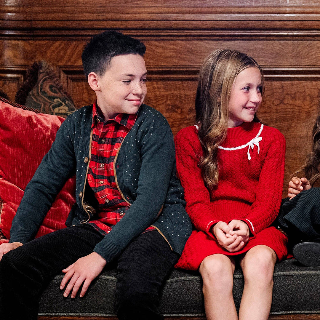 Organic Flannel Shirt: London Plaid