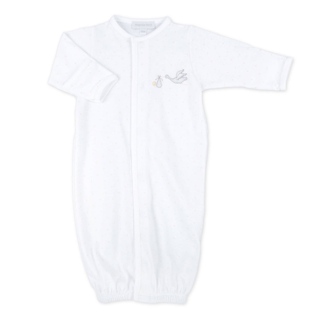 Worth the Wait Embroidered Converter- White