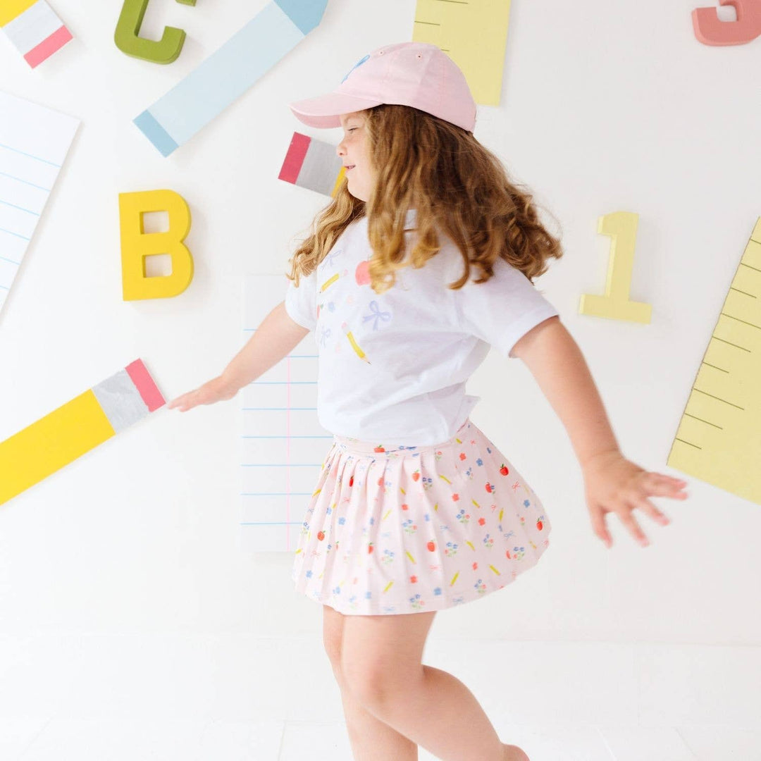 Ditsy Floral Back To School Short Sleeve T-Shirt - Kids