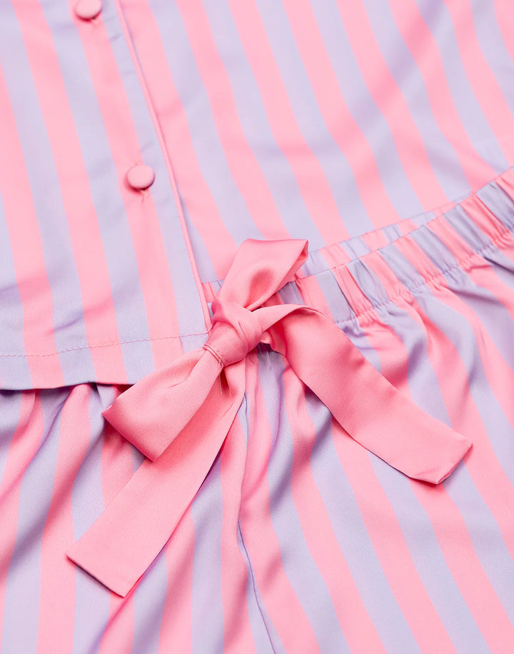 Kids Cotton Candy Silky Short Set