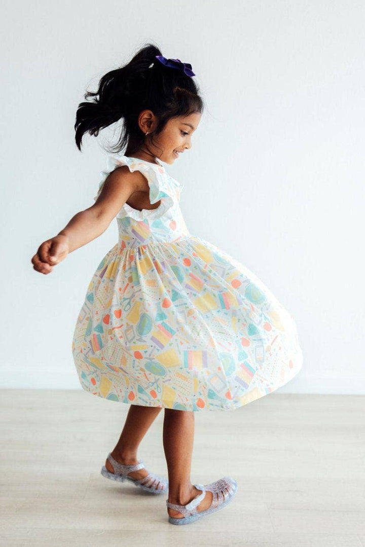 Campus QT Flutter Sleeve Twirl Dress
