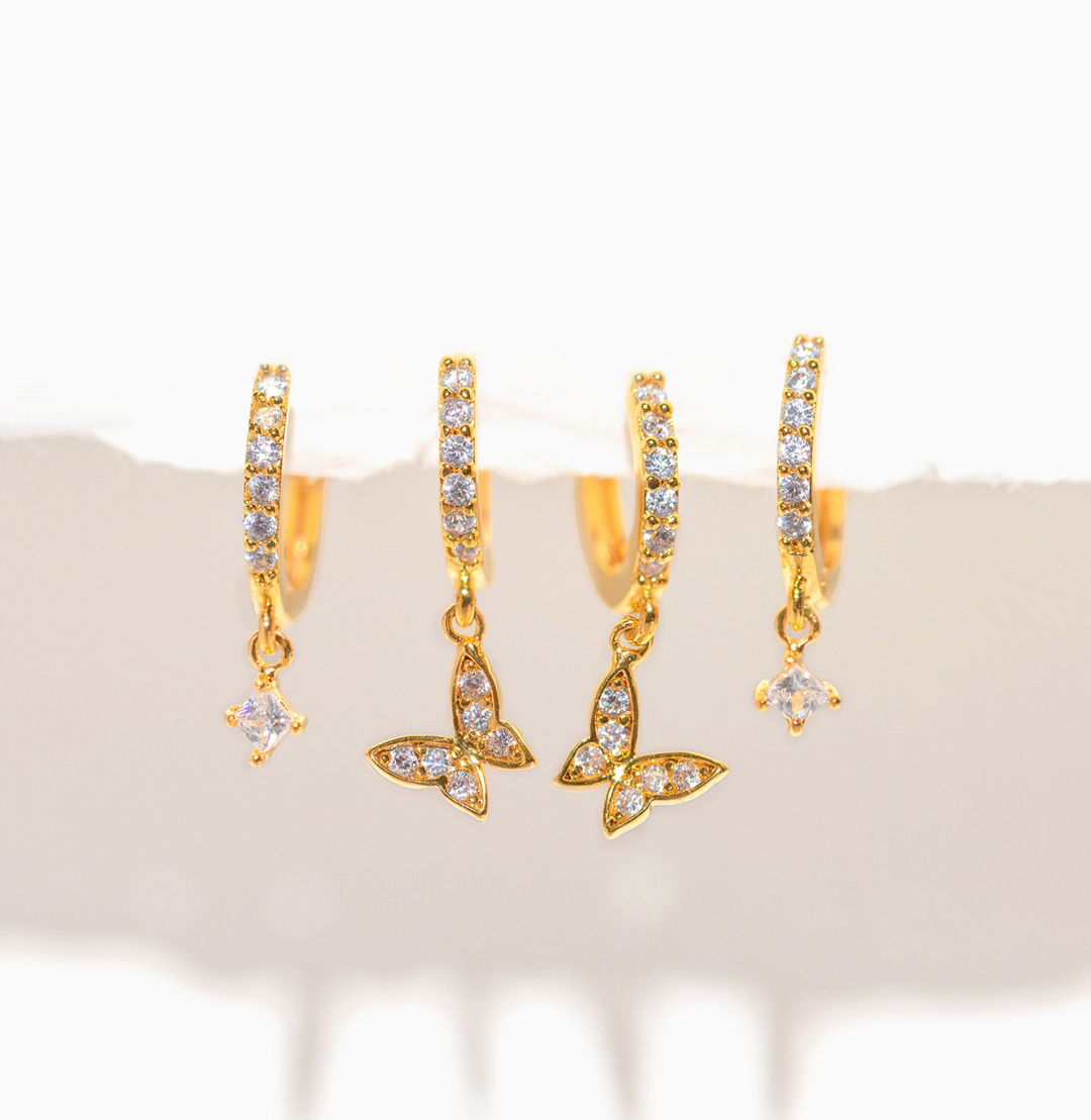 Fly With Me Hoops: Gold