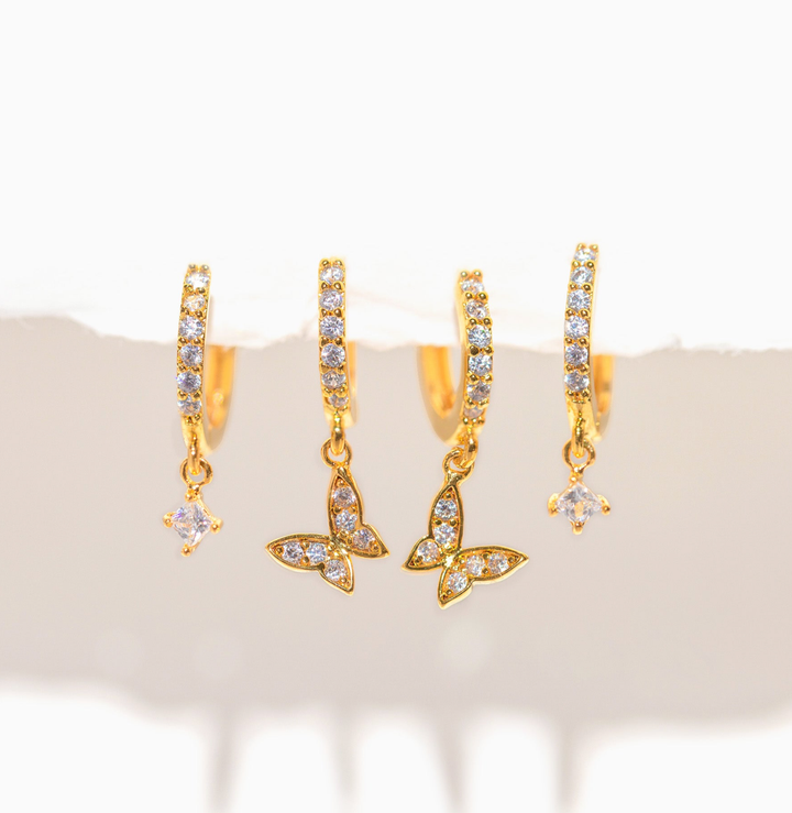 Fly With Me Hoops: Gold
