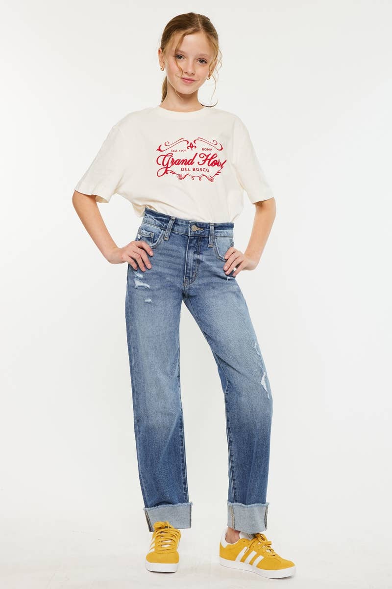 Erin High Rise Straight Jeans