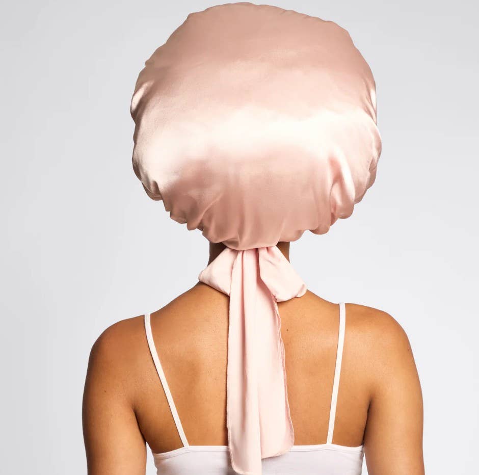 Adjustable Oversized Satin Bonnet