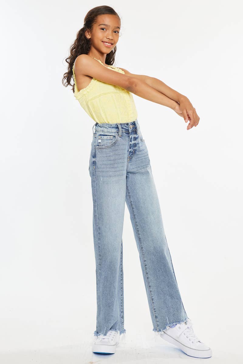 MK HIGH RISE SLIM WIDE JEANS