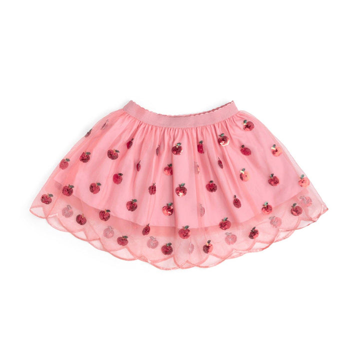 Apple Sequin Scalloped Tutu Skirt - Apple Picking - Kids