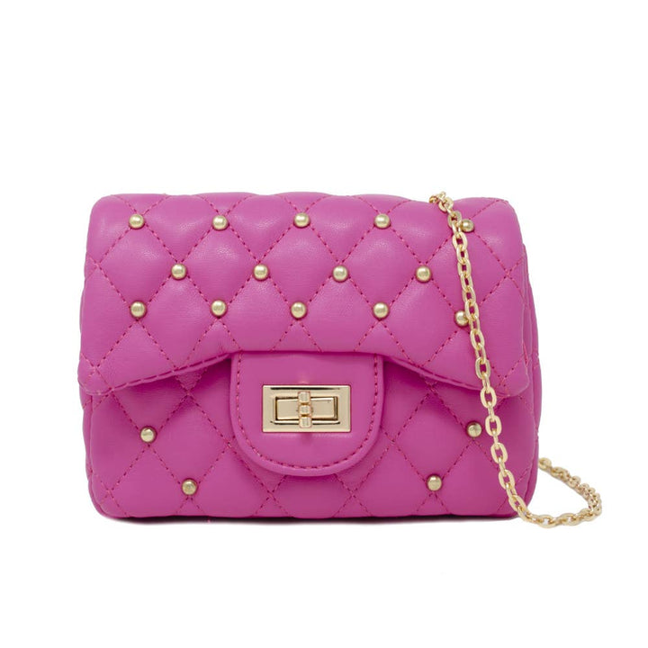 Quilted Stud Mini Bag