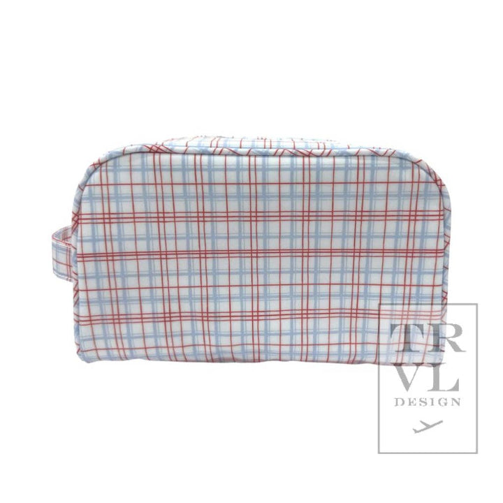 Stowaway - Toiletry Bag Classic Plaid Red: Classic Plaid Red