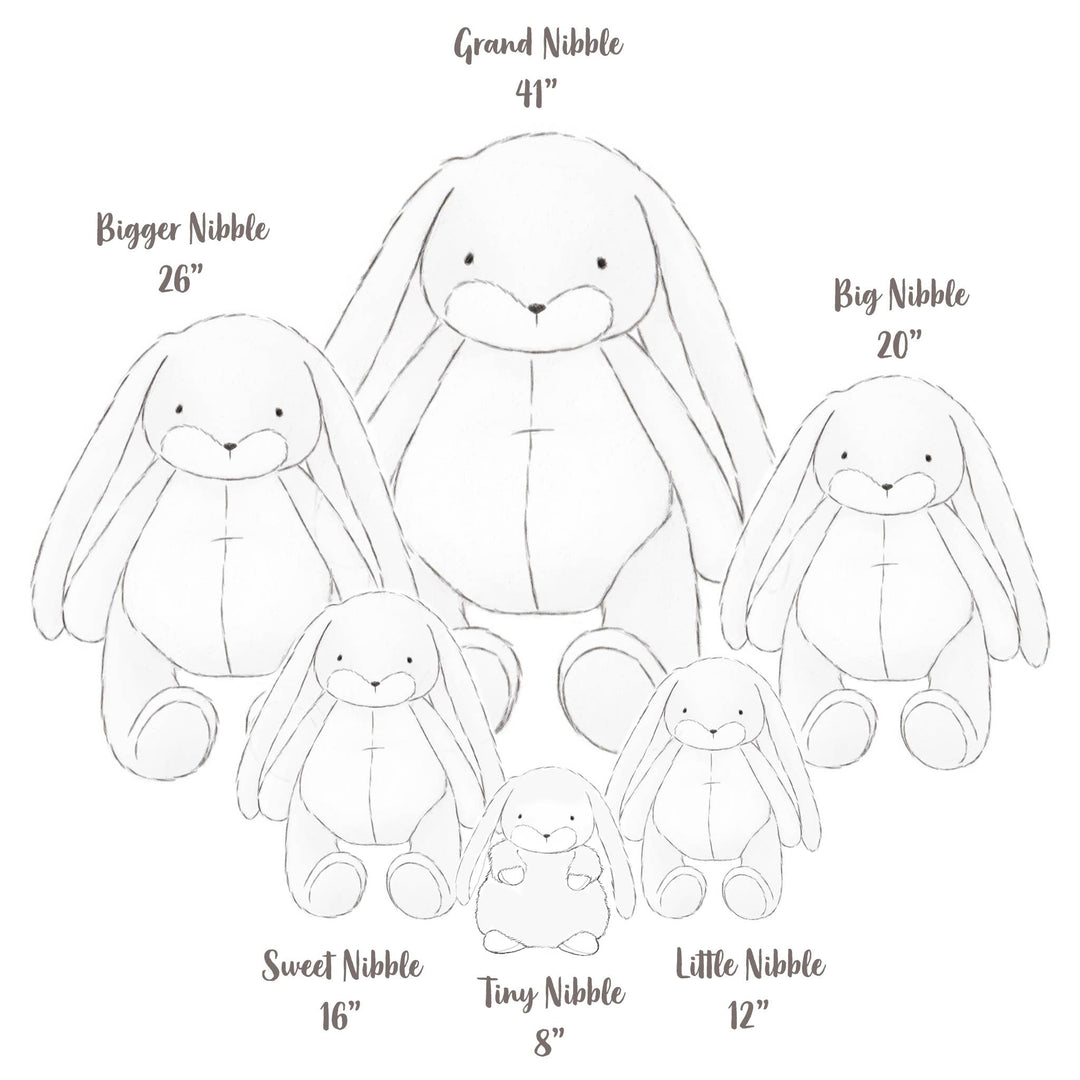 Little 12" Nibble Bunny - Cream