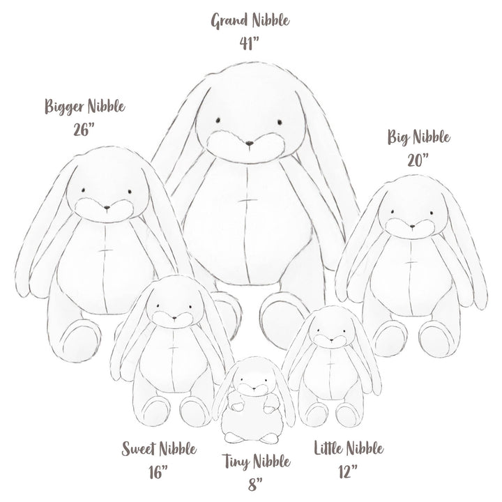 Little 12" Nibble Bunny - Cream