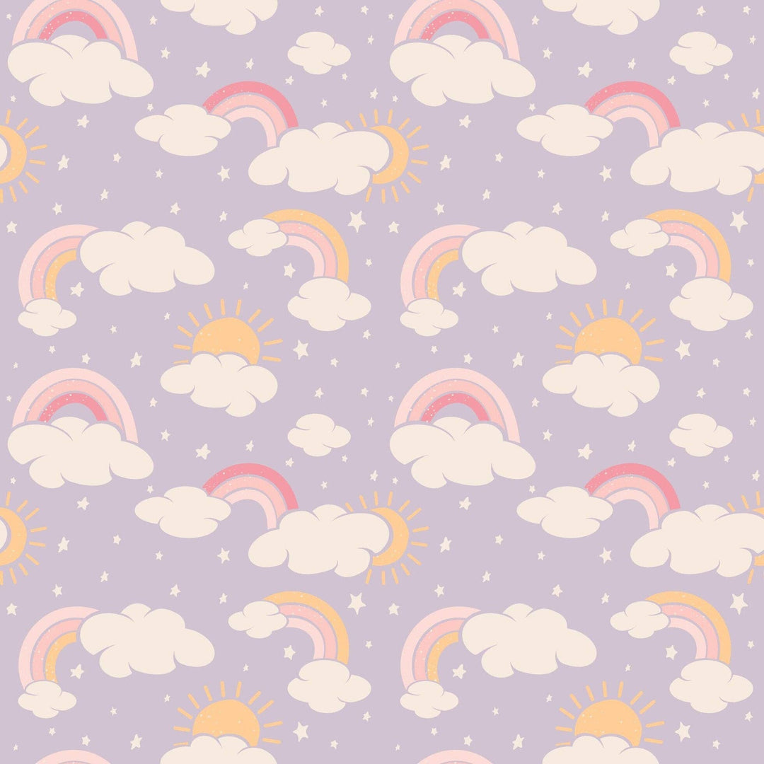 Convertible Romper - Rainbow Clouds