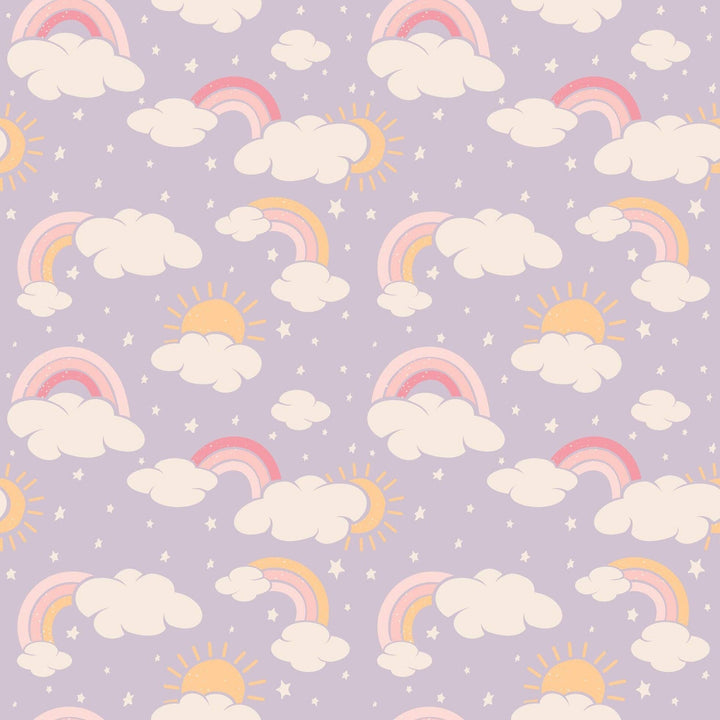 Convertible Romper - Rainbow Clouds