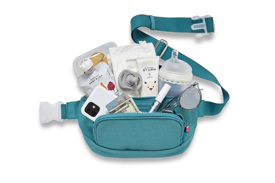 Kibou Diaper Belt Bag- Jade Canvas
